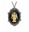 Sitting Satanic Baphomet Necklace Pendant