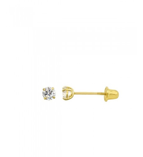 Yellow Zirconia Double Basket Earrings