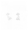 Womens Giraffe Earrings Dainty Animal