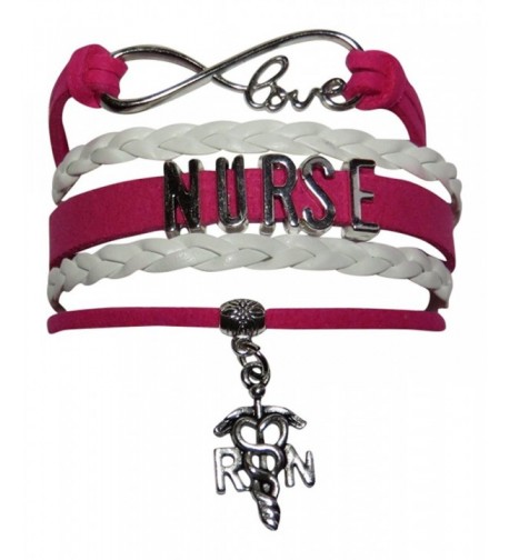 Nurse Leather Strand Bracelet Nursing