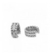 Sterling Silver Zirconia Decorative Earrings