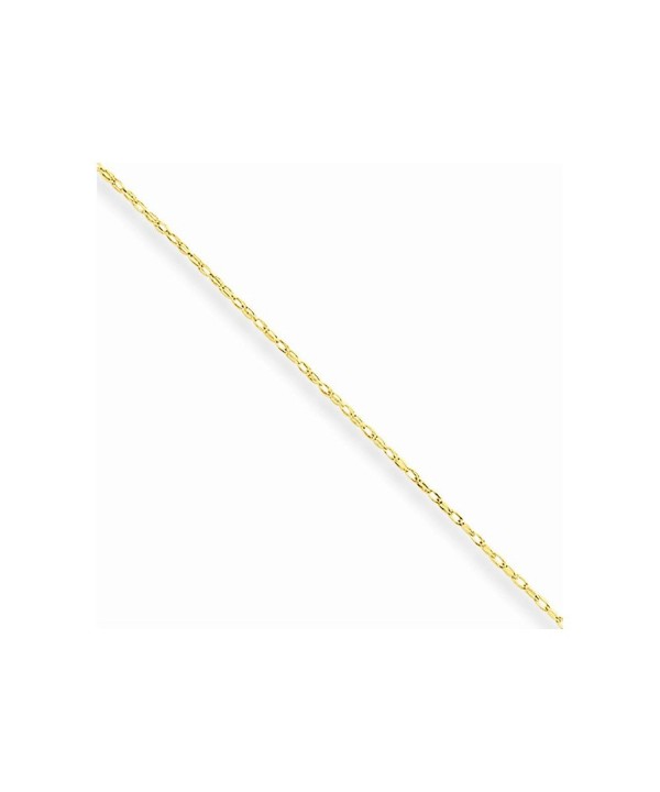 Yellow Carded Cable Chain Necklace