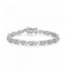 Vibrille Infinity Zirconia Bracelet Sterling