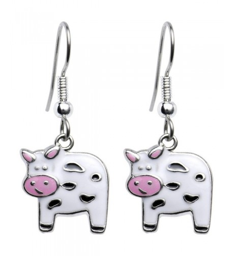 Body Candy Moo Cow Earrings