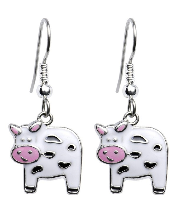 Body Candy Moo Cow Earrings