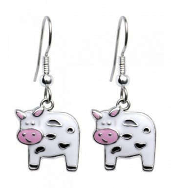Body Candy Moo Cow Earrings