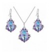 EVER FAITH Sterling Baroque Swarovski
