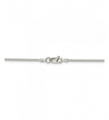 Sterling Silver Round Spiga Necklace