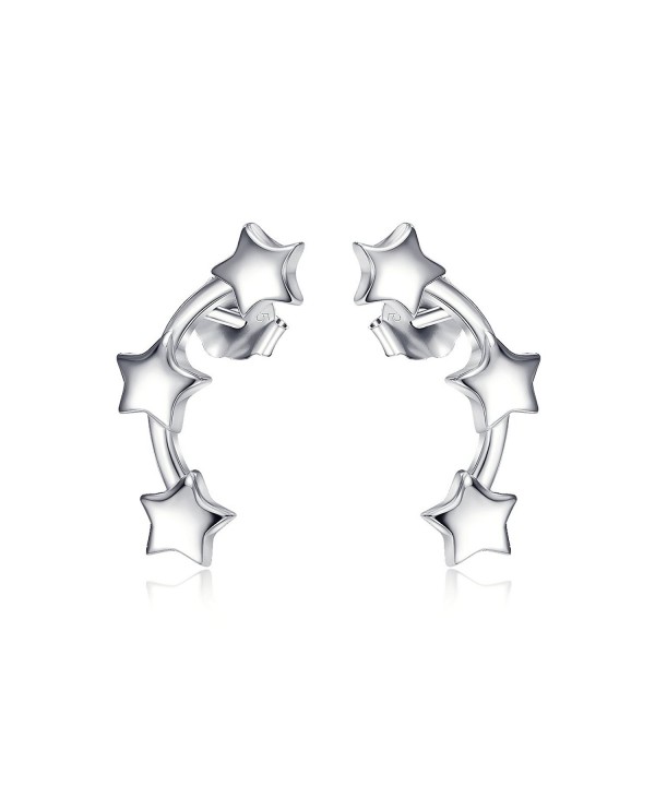 Sterling Silver Climber Crawler Earrings