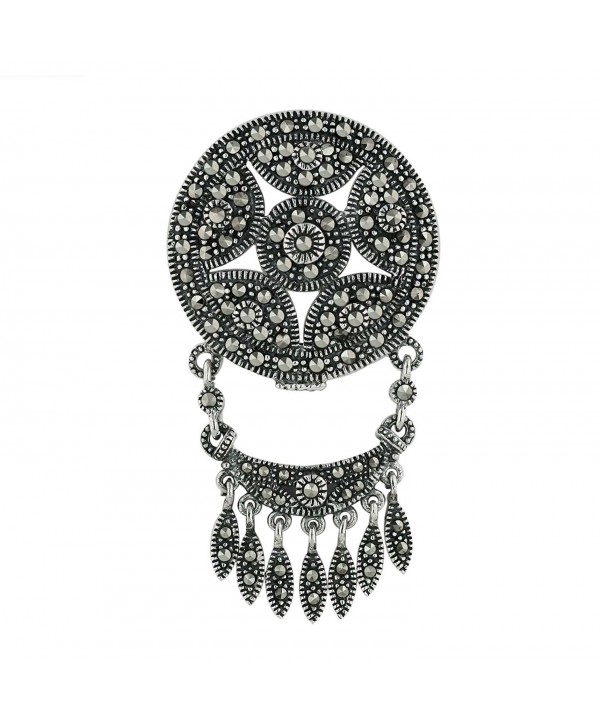 Marcasite Sterling Silver Chandalier Pendant Marcasite Sterling Silver Chandalier Pendant