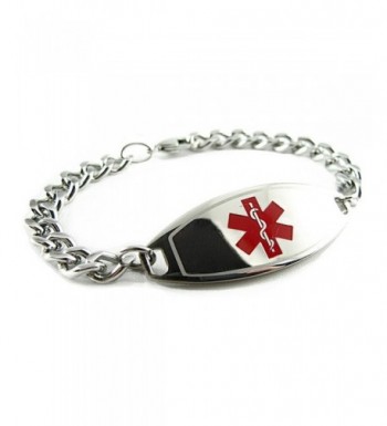 MyIDDr Pre Engraved Customized Medical Bracelet