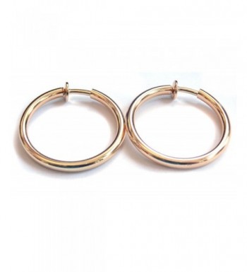 Clip Earrings Round Silver Hypo Allergenic