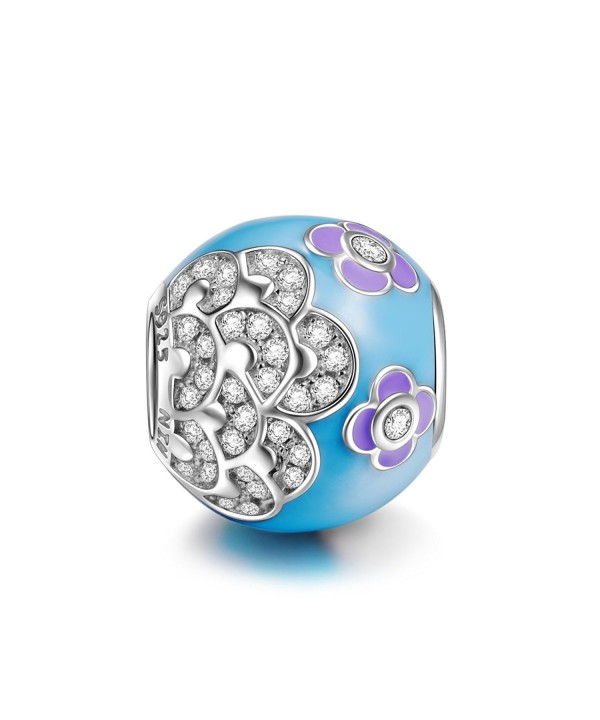 NinaQueen Camellia Sterling Silver Zirconia