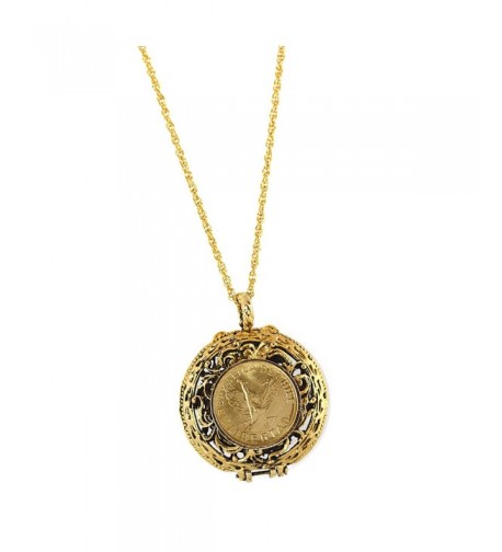 American Coin Treasures Mustard Pendant