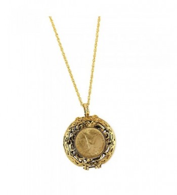 American Coin Treasures Mustard Pendant