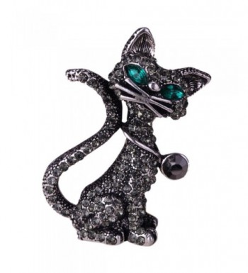 YACQ Womens Crystal Brooch Halloween