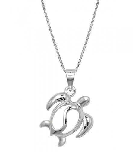 Turtle Sterling Silver Necklace Pendant