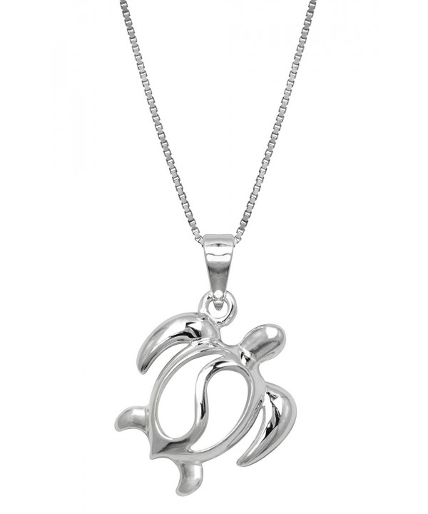 Turtle Sterling Silver Necklace Pendant