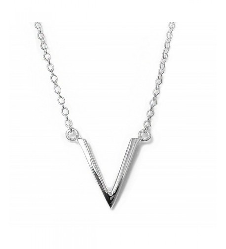 Triangle Pendant Necklace Sterling Everyday