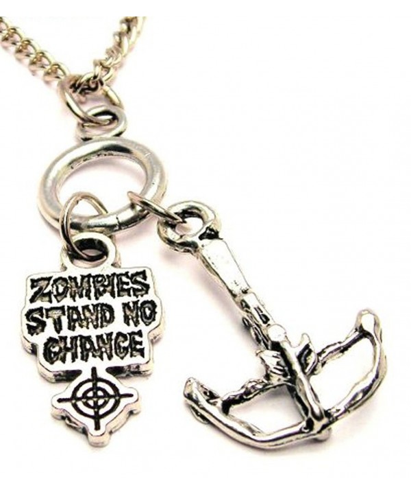 ChubbyChicoCharms Crossbow Zombies Cluster Necklace