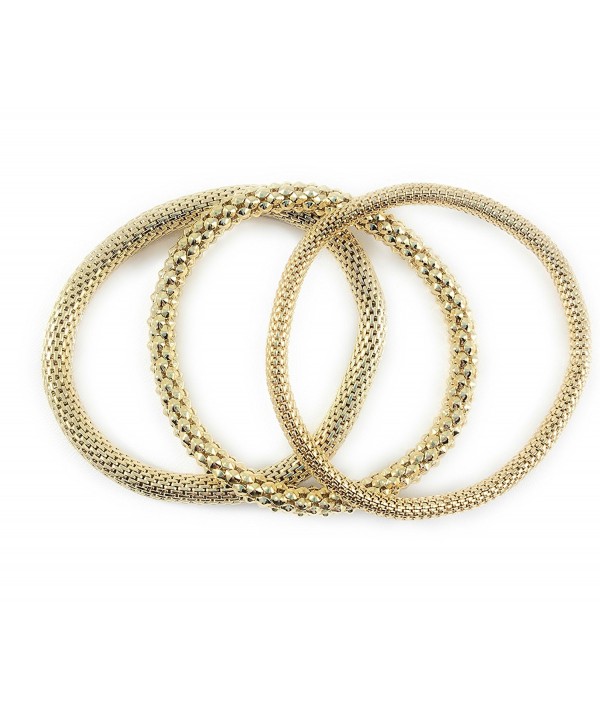 Filled Chain Stretch Multilayer Bangles Filled Chain Stretch Multilayer Bangles