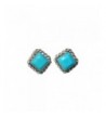 Stabilized Turquoise Earrings Original Zuni