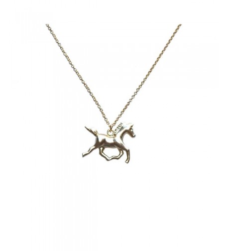 Freena Design Horse Necklace Golden