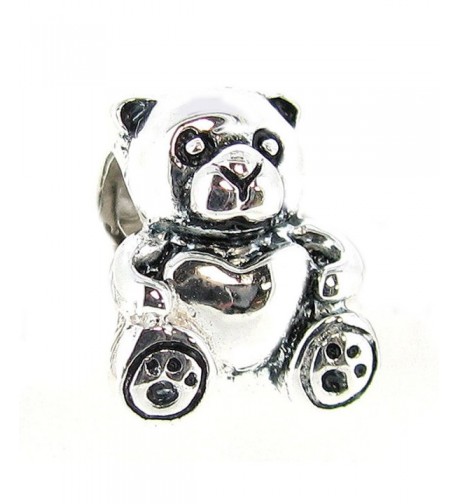 Sterling Silver Teddy Heart European