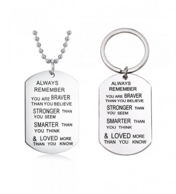 Remember Necklace Keychain Inspirational Christmas