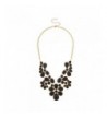 Lux Accessories Teardrop Statement Necklace