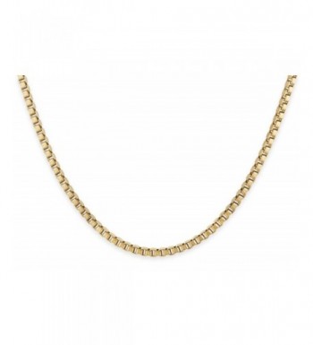 14Kt Gold Filled Box Chain Necklace