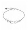 B Catcher Bracelet Sterling Zirconia Valentines