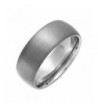 Brushed Titanium Womens Wedding Comfort