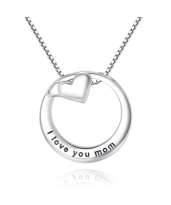 Double Pendant Necklace Mothers Mother