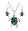 DianaL Boutique Abalone Necklace Earrings