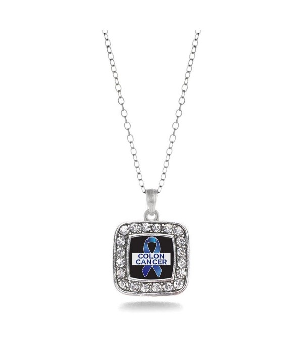 Awareness Classic Silver Crystal Necklace Awareness Classic Silver Crystal Necklace