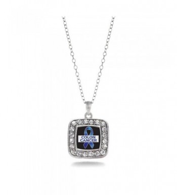 Awareness Classic Silver Crystal Necklace