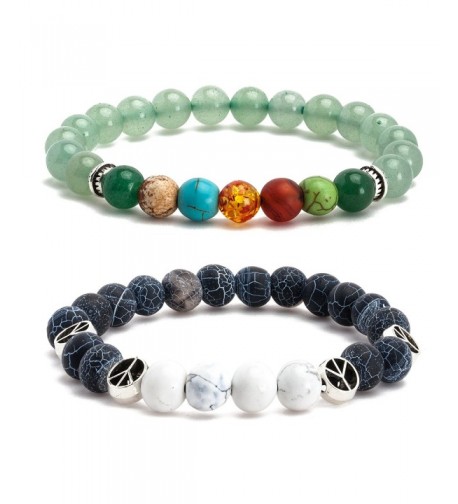 Angenca Bracelet Stretch Gemstone Wristband