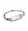 MyIDDr Pre Engraved Customizable Pacemaker Bracelet