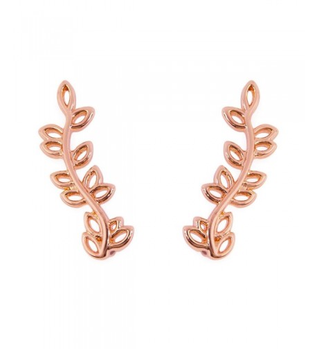 Fashion Womens Petal Crawler Earrings