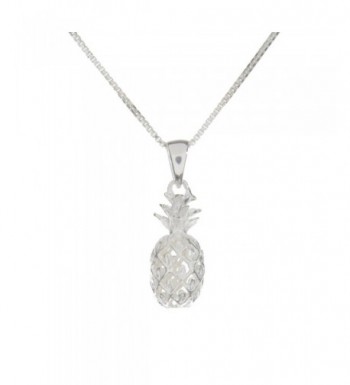 Sterling Silver Pineapple Necklace sterling silver
