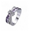 Rongxing Jewelry Amethyst Diamond Wedding