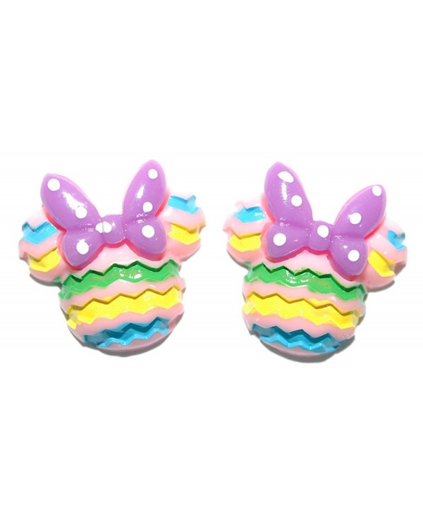 Easter Colors Mickey Earrings H020