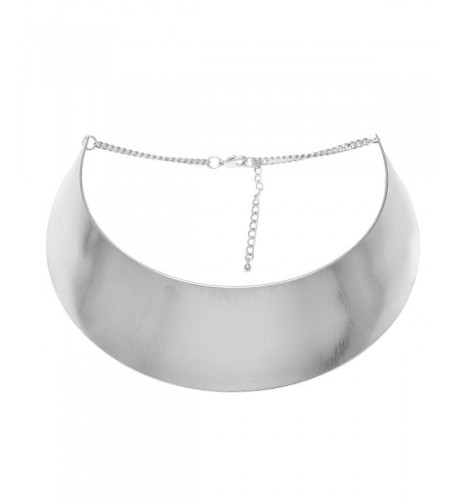 Spinningdaisy Cleopatra Choker Necklace Silver