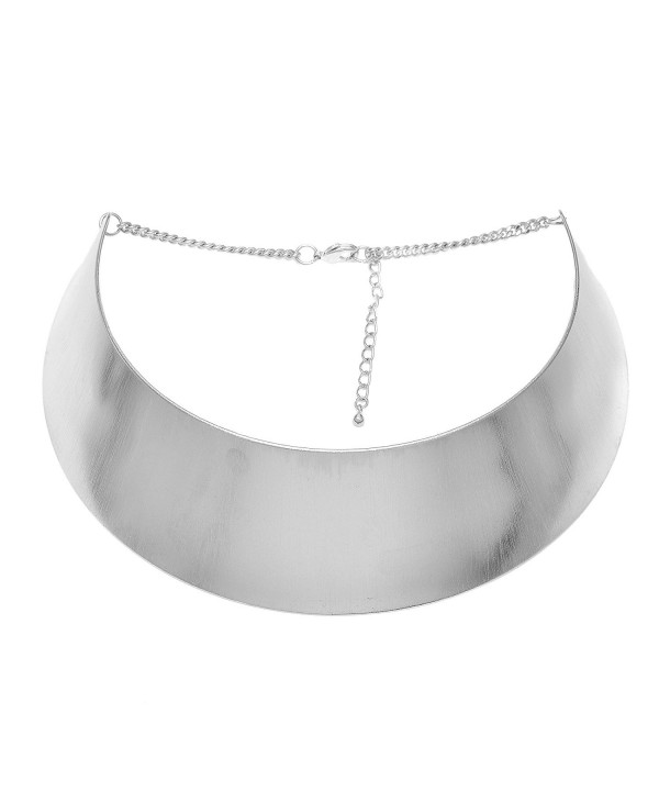 Spinningdaisy Cleopatra Choker Necklace Silver