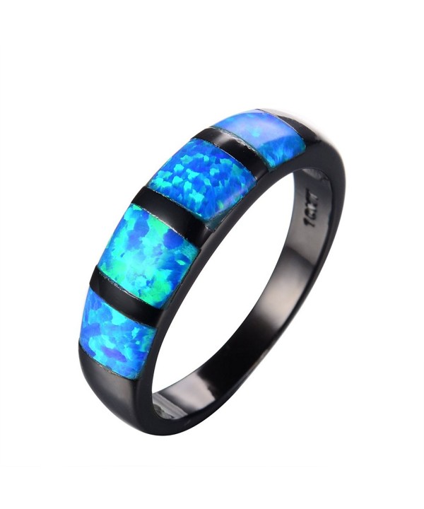 RongXing Jewelry Simple Aquamarine Engagement