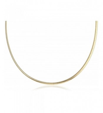 Italian 18K Gold Sterling Necklace Reversible