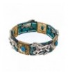 PammyJ Tri Tone Imitation Turquoise Bracelet