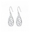 Sterling Silver Filigree Teardrop Earrings