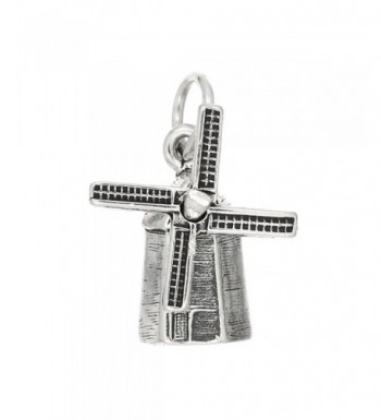 Sterling Silver Oxidized Dutch Windmill